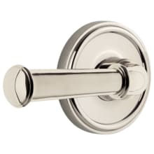 Georgetown Solid Brass Left Handed Privacy Set with Georgetown Lever and 2-3/8" Backset