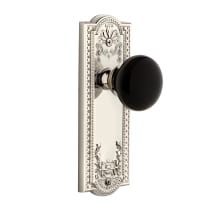 Parthenon Solid Brass Rose Passage Door Knob Set with Coventry Knob and 2-3/4" Backset