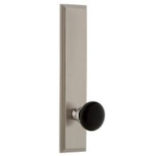 Carre Solid Brass Rose Single Tall Plate Dummy Door Knob with Coventry Knob