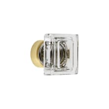 Carre 1-1/4” Square Crystal Cabinet Knob