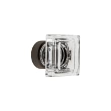 Carre 1-1/4” Square Crystal Cabinet Knob