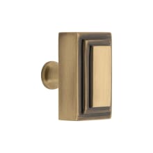 Carre 1-3/4” Solid Brass Rectangular Cabinet Knob