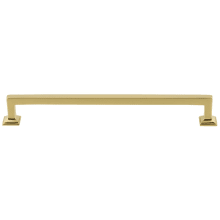 Geneva 8" Center to Center Solid Brass Square Luxury Cabinet Handle / Drawer Pull