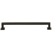 Geneva 8" Center to Center Solid Brass Square Luxury Cabinet Handle / Drawer Pull