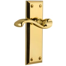 Fifth Avenue Solid Brass Left Handed Non-Turning Two-Sided Dummy Set with Portofino Lever