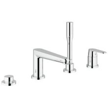 Eurodisc Cosmopolitan Deck Mounted Roman Tub Filler with Personal Hand Shower