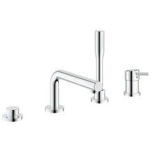 Concetto New Deck Mounted Roman Tub Filler with Hand Shower