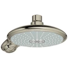 Power and Soul 7.5" Multi Function Shower Head with DreamSpray Technology - 2.5 GPM