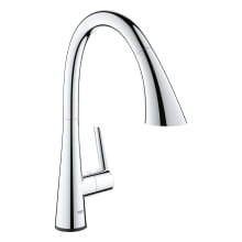 Zedra 1.75 GPM Single Hole Pull Down Touch Activated Kitchen Faucet with SilkMove Technology