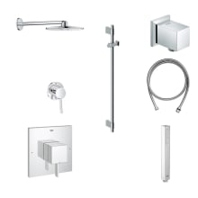 SmartControl Shower System with Valve Trim, Hand Shower, Shower Head, Wall Supply Elbow, Hand Shower Hose, Slide Bar, Diverter Trim, and Shower Valves