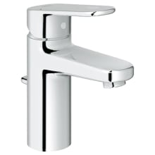 Europlus Single Hole Bathroom Faucet with SilkMove Technology - Includes Metal Pop-Up Drain Assembly