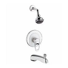 Faucet Tub and Shower Single Handle from the Europlus II series