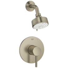 Concetto Shower Only Trim Package with 1.75 GPM Multi Function Shower Head with EcoJoy, DreamSpray, and SpeedClean Technologies and SilkMove Cartridge