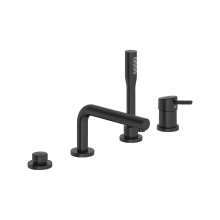 Concetto New Deck Mounted Roman Tub Filler with Hand Shower