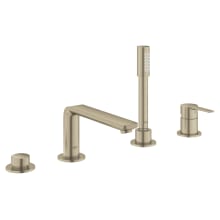 Lineare Deck Mounted Roman Tub Filler with Built-In Diverter - Includes Hand Shower