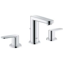 Europlus 1.2 GPM Widespread Bathroom Faucet with SilkMove Technology - Free Metal Pop-Up Drain Assembly with purchase