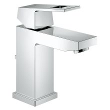 Eurocube 1.2 GPM Single Hole Bathroom Faucet with StarLight, SilkMove, EcoJoy, and QuickFix Technologies - Includes Pop-Up Drain Assembly