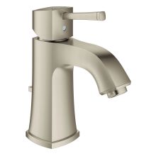 Grandera 1.2 GPM Deck Mounted Bathroom Faucet with SilkMove Cartridge - Includes Metal Pop-Up Drain Assembly