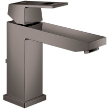 Eurocube 1.2 GPM Single Hole Bathroom Faucet with SilkMove, StarLight, EcoJoy, and QuickFix Technologies - Includes Pop-Up Drain Assembly