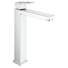 Eurocube 1.2 GPM Single Hole Bathroom Faucet with SilkMove, StarLight, EcoJoy, and QuickFix Technologies