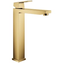 Eurocube 1.2 GPM Single Hole Bathroom Faucet with SilkMove, StarLight, EcoJoy, and QuickFix Technologies