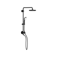 Retro-Fit 1.75 GPM Shower System with Single Function Rain Shower Head, Slide Bar, Hand Shower and 17-3/4" Swivel Shower Arm