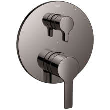 Lineare Two Function Pressure Balanced Valve Trim Only with Dual Lever Handles and Integrated Diverter - Less Rough In