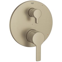 Lineare Two Function Pressure Balanced Valve Trim Only with Dual Lever Handles and Integrated Diverter - Less Rough In