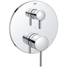 Timeless Two Function Pressure Balanced Valve Trim Only with Dual Lever Handles and Integrated Diverter - Less Rough In