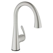 Ladylux3 Cafe Touch Activated Pull-Down High-Arc Kitchen Faucet with 2-Function Locking Sprayer