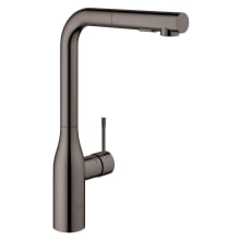 Essence 1.75 GPM Single Hole Pull Out Kitchen Faucet with Dual Spray, SpeedClean, EasyDoc, and SilkMove Technology