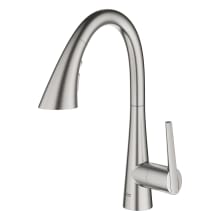Zedra 1.75 GPM Single Hole Pull Down Bar Faucet with SilkMove Technology