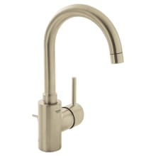 Concetto 1.2 GPM Single Hole Bathroom Faucet with Lift Rod Drain Assembly