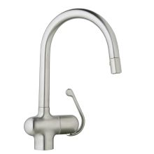 Ladylux Pro Pull-Down High-Arc Kitchen Faucet with 2-Function Locking Sprayer