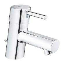 Concetto 1.2 GPM Single Hole Bathroom Faucet with SilkMove, EcoJoy, and QuickFix Technologies (Includes Metal Pop-Up Drain Assembly )