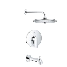 Defined Tub and Shower Package with 2.5 GPM Multi Function Shower Head - Valve Included