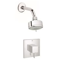 Eurocube Pressure Balanced Shower Package with Multi-Function Shower Head - Rough-In Valve Included
