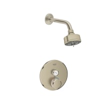 Grohtherm Thermostatic Shower Only Package with 1.75 GPM Multi Function Shower Head - Valve Included