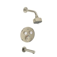 Grohtherm Thermostatic Tub and Shower Package with 1.75 GPM Multi Function Shower Head - Valve Included