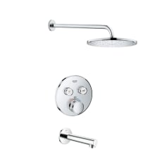 Grohtherm Thermostatic Tub and Shower Package with 1.75 GPM Single Function Shower Head - Valve Included