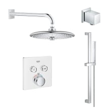 SmartControl Shower System with Shower Head, Shower Arm, Wall Supply Elbow, Hand Shower, Valve Trim, and Rough In