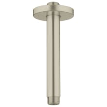 6" Ceiling Shower Arm with Flange and 1/2" Threaded Connection