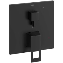 Eurocube Two Function Pressure Balanced Valve Trim Only with Dual Lever Handles and Integrated Diverter - Less Rough In