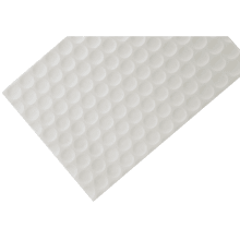 Hafele America Polystyrene Cabinet Protector Mat in White