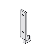 HAWA Folding Wall Lower Guide Bracket with Plastic Slider for 264 Lb. Sliding / Folding Door