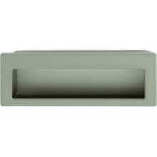 Antimicrobial 3-3/4 Inch Center to Center Flush Cabinet Pull