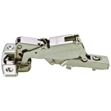 Clip-On Full Overlay Screw-Mount Cabinet Door Hinge with 165-Degree Opening Angle and Soft-Close Function (Individual)