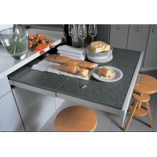 32" Extension Pull Out Table Fitting for Base Cabinets