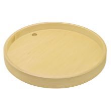 28" Maple Full Circle Single Shelf Lazy Susan Set