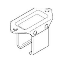 Straightaway Steel Open Bracket for Soffit Mounting of Upper Guide Channel